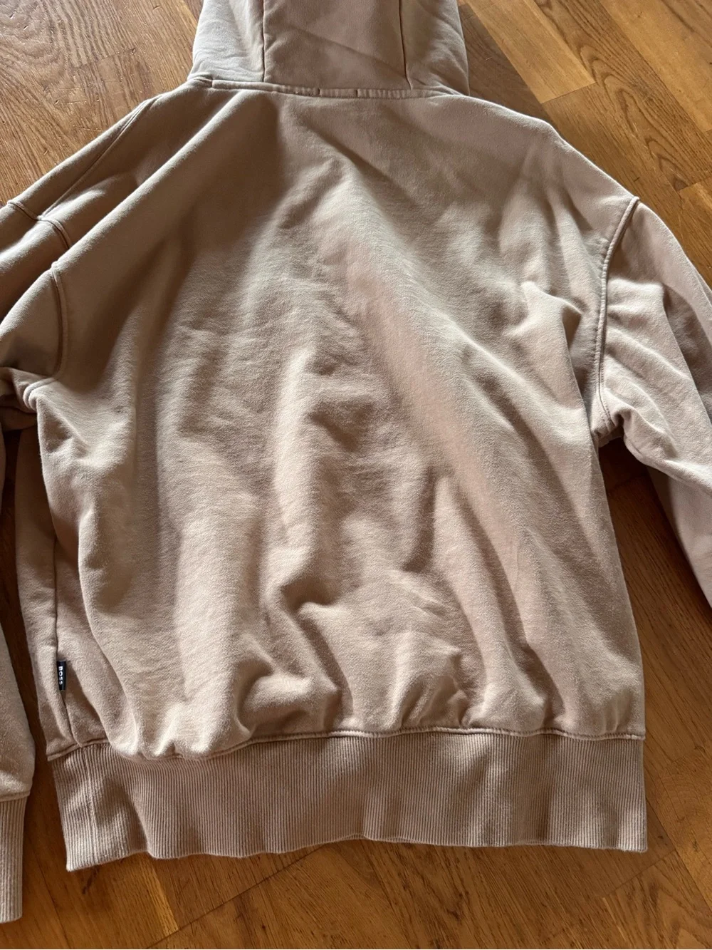 BOSS Menswear Oversized-Fit Cotton Terry Logo Hoodie SIZE M